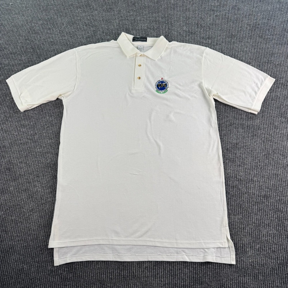 Vintage New York State TBS Goodwill Games Polo Shirt XL USA Made Embroidered